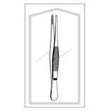 Sklar Instruments Forcep Dressing Econo 5" Blunt Serrated Straight SS Disposable 25/Ca - 96-2569