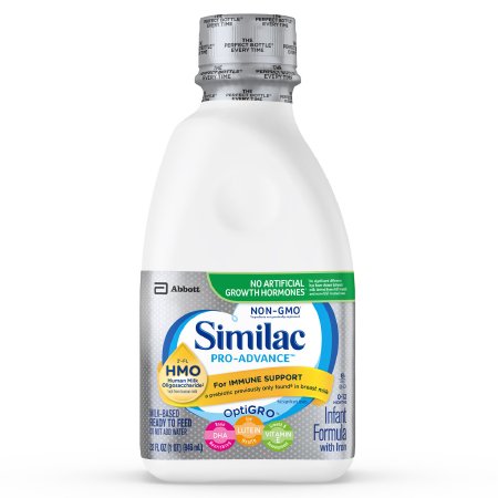 Abbott Nutrition Infant Formula Similac® Pro-Advance™ 32 oz. Bottle Ready to Use M-985211-600 | Case of 6