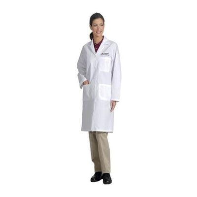 Fashion Seal Lab Coat Traditional Length 80% Polyester / 20% Cotton Womens White Small Each - 400-S