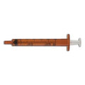 Becton Syringe Dispenser Polypropylene 5cc Clear/Orange Print 100/Bx, 5 BX/CA - Dickinson - 305218