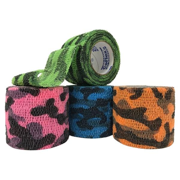 Andover Coated Products Bandage CoFlex NL Compression Elstc 6"x5yd LF NS Chsv Camouflage Colorpack 12/Ca - 5600CMCP-045