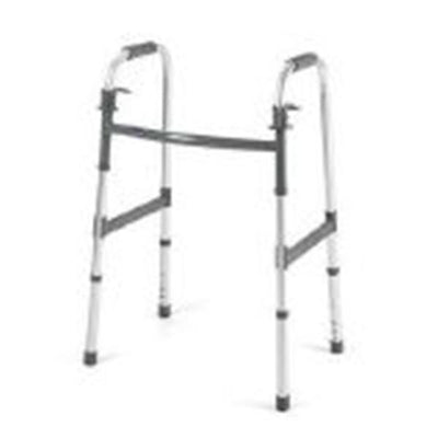 Invacare Walker I-Class 300lb Gray Tp 17.5x17x30.375-37.375" Pdl Rls Mchnsm Adlt 4/Cr - 6291-A