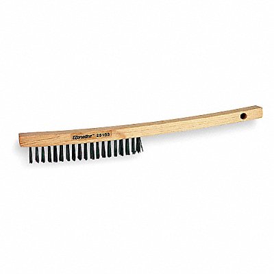 13-3/4 L Carbon Steel Long Handle Scratch Brush 1 EA