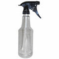 Clear/Black Polyethylene Terephthalate/Polypropylene Trigger Spray Bottle 16 oz. 12 PK