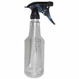 Clear/Black Polyethylene Terephthalate/Polypropylene Trigger Spray Bottle 16 oz. 12 PK