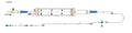 CODAN Non-vented 60-drop Burette Set, (2) roller clamps, (2) swabalble Y-sites, slide clamp, detachable four-way stopcock, 36" detachable extension with swabable Y-site, 6" needlefree pigtail with swabable Y-site and spin-lock