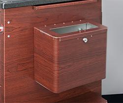 capsa Vintage Mobile Biohazard Locking Cabinet - Boston Cherry