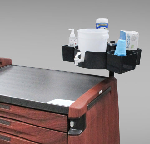 capsa Corner Organizer, 2 Side Bins And AX Arm W/Bracket, Beverage Container