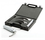 ADC American Diagnostic Satin Disposable Miller Laryngoscope Set - Miller Laryngoscope Set with Hard Case