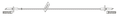 CODAN Mix Set, (2) non-vented spikes, slide clamp