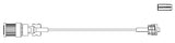 CODAN MiniBore Extension Set with injection site, male luer-lock