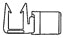 CODAN CYTO Clip 2, for connection between infusion bags and spike of secondary connect sets