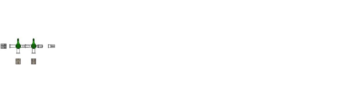 CODAN Bonded 2-gang four-way stopcocks