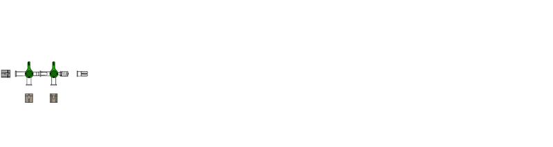 CODAN Bonded 2-gang four-way stopcocks