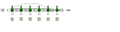 CODAN 6-gang four-way stopcock on a manifold plate