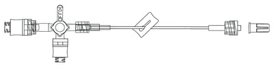 CODAN Swabable four-way stopcock, slide clamp, male luer-lock
