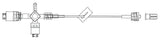 CODAN Swabable four-way stopcock, slide clamp, male luer-lock