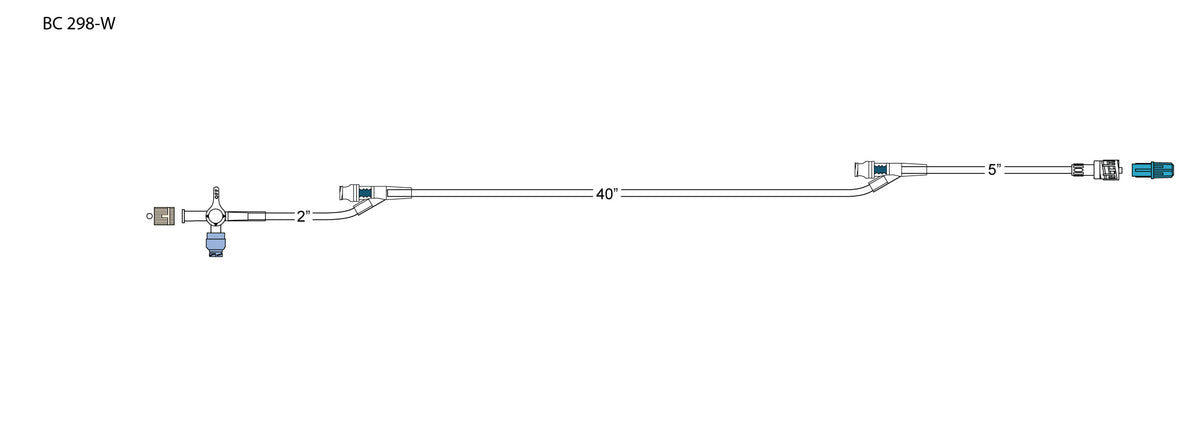 CODAN Swabable four-way stopcock, (2) needlefree Y-sites, spin-lock