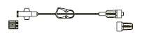 CODAN MiniBore Extension Set, female luer-lock, pinch clamp, male luer-lock