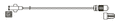CODAN MiniBore Extension Set, female luer-lock, spin-lock, CODAN FlowStop Cap™