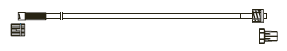 CODAN Female luer-lock, male luer-lock