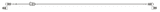 CODAN MiniBore Extension Set, (2) male luer-locks, pinch clamp, CODAN FlowStop Cap™