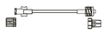 CODAN MiniBore Extension Set, female luer-lock, male luer-lock