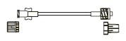 CODAN MiniBore Extension Set, female luer-lock, male luer-lock