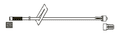 CODAN Female luer-lock, slide clamp, male luer-lock, CODAN FlowStop CapTM