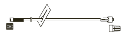 CODAN Female luer-lock, slide clamp, male luer-lock, CODAN FlowStop CapTM
