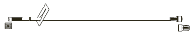 CODAN Female luer-lock, slide clamp, male luer-lock, CODAN FlowStop CapTM