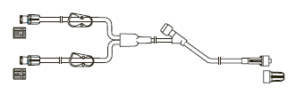 CODAN (2) female luer-locks with back check valves, (2) pinch clamps, Y-injection site, male luer-lock, CODAN FlowStop Cap™