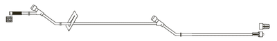 CODAN Female luer-lock, (2) Y-injection sites, slide clamp, male luer-lock, CODAN FlowStop Cap™