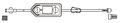 CODAN Female luer-lock, 0.2 micron air eliminating filter, pinch clamp, male luer-lock, CODAN FlowStop Cap™