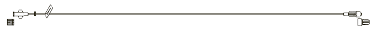 CODAN MiniBore Extension Set, female luer-lock, slide clamp, male luer-lock