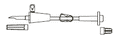 CODAN Transfer Set, vented spike, pinch clamp, universal spike adapter