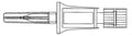 CODAN CODAN Chemoprotect® Spike, dispensing pin with 0.2 micron air filter, female luer-lock with cap, 5.0 micron fluid filter