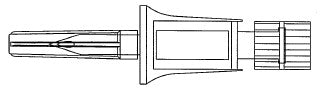 CODAN CODAN Chemoprotect® Spike, dispensing pin with 0.2 micron air filter, female luer-lock with cap, 5.0 micron fluid filter