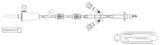 CODAN Primary Connect Set with Universal Spike Adapter, for connection to any primary pump set in the market, (2) check valves as access ports and slide clamp, hanger included in package