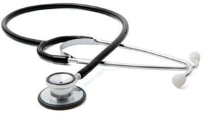 ADC American Diagnostic Corp Proscope 670 Dual-Head Stethoscope Black 1-Tube 21 Inch Tube Double Sided Chestpiece
