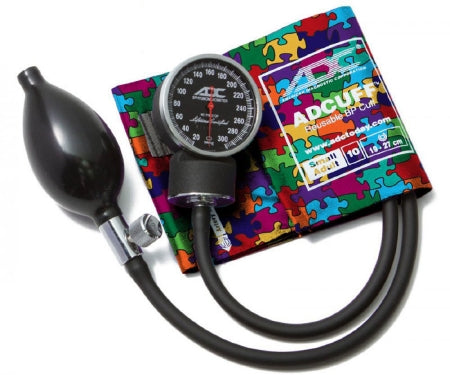 ADC American Diagnostic Corp Diagnostix 720 Series Aneroid Sphygmomanometer Pocket Style Hand Held 2-Tube Small Adult Size Arm
