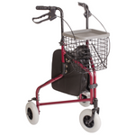 DMI 3-Wheel Aluminum Rollator (2/pkg) - 501-2014-0700