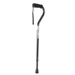 DMI Foam Offset Handgrip Adjustable Aluminum Canes - black - 31 - 40 inch - 502-1304-0255