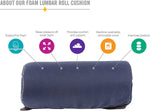 DMI Lumbar Roll Back Support Cushion Pillow