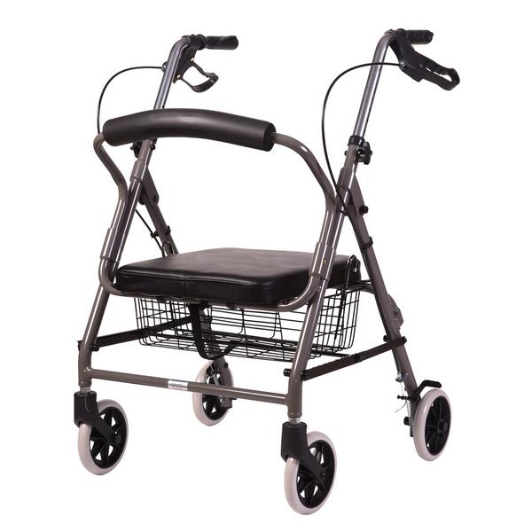 DMI Ultra Lightweight Hemi Aluminum Rollator – Medute