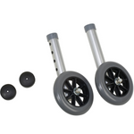DMI Walker Wheels with Glide Cap Kits