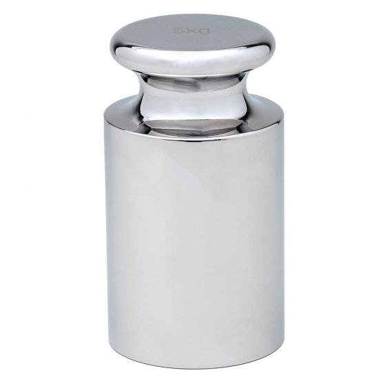 Globe Scientific Calibration Weight , 5kg, OIML Class F1, includes ISO 17025:2017 Cert. of Calibration - GS-GB-F1-5KG-C