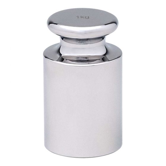 Globe Scientific Calibration Weight , 1kg, OIML Class F2, includes ISO 17025:2017 Cert. of Calibration - GS-GB-F2-1KG-C