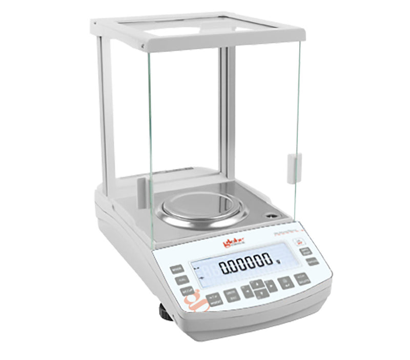 Globe Scientific Balance, Analytical, 160g X 0.1mg, Internal Calibration, 100-240V, 50-60Hz, Includes ISO/IEC 17025:2017 Calibration Certificate   -GS-GBA-164C-CT