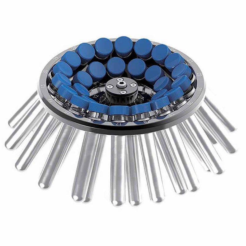 Globe Scientific - 30 Place Rotor, 15ml Centrifuge Tubes, 4500rpm max, Aluminum, for GCC-MP - GS-GCC-MP-15ML